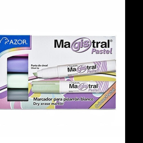 MARCADOR PPIZ. GRUESO 8354P EST.C4 COL.PASTEL C.50